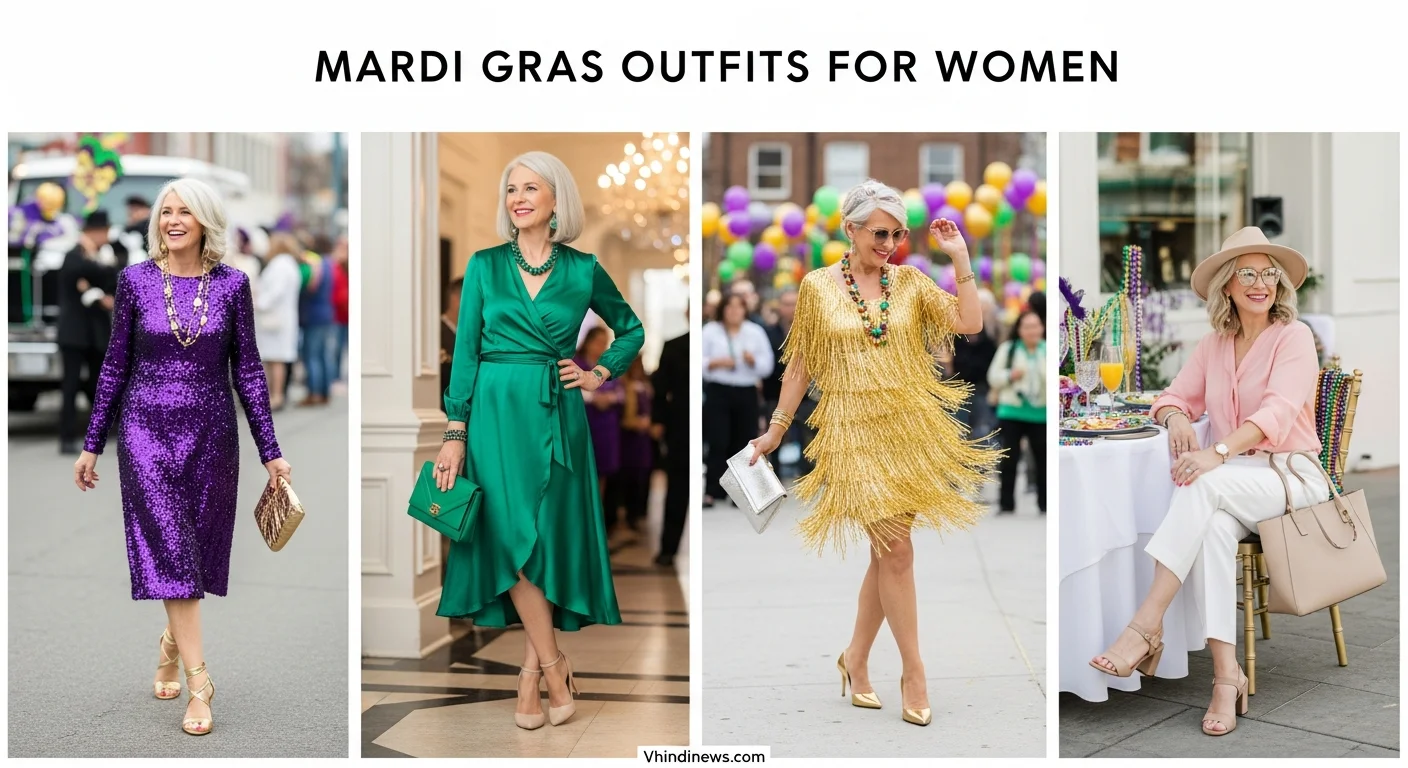 21 Stylish Mardi Gras Outfits for Women Over 50 — Chic & Fun Looks for 2026