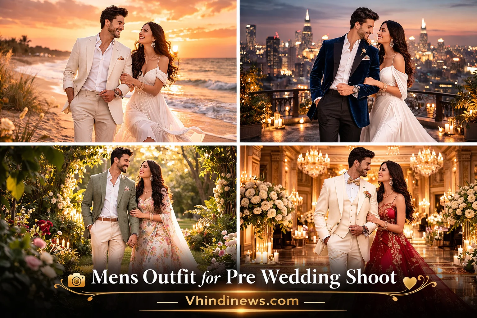 Mens Outfit for Pre Wedding Shoot: 21 Breathtaking Looks That Made Every Photo Absolutely Stunning and Unforgettable