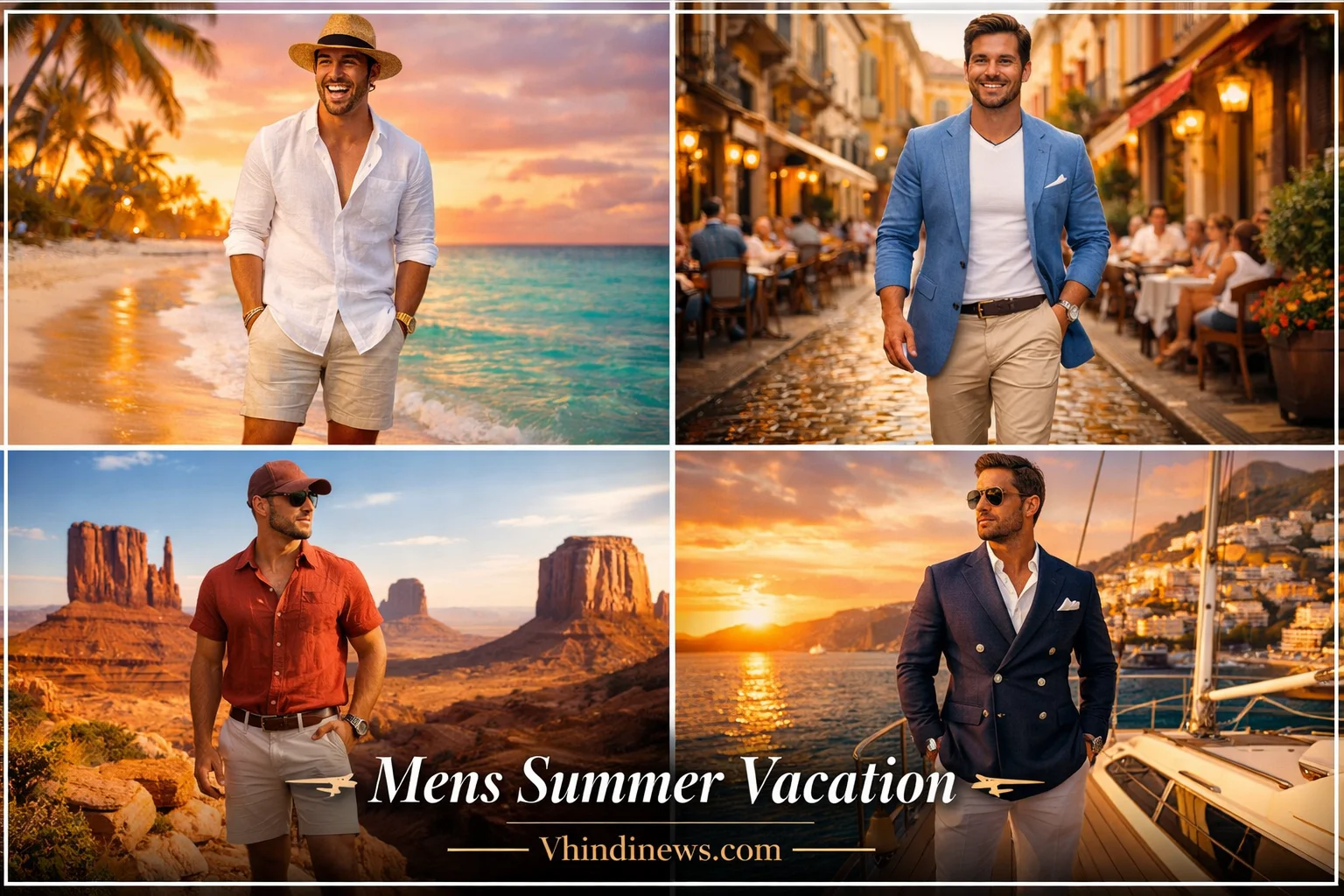 Mens Summer Vacation: 21 Jaw-Dropping Outfits That Made Most Stylish Traveler at Every Single Destination