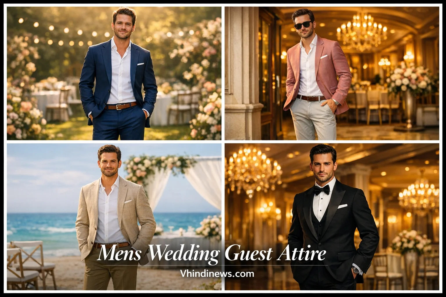 Mens Wedding Guest Attire: I Discovered 21 Stunning Outfits That Made Me the Best-Dressed Guy at Every Wedding