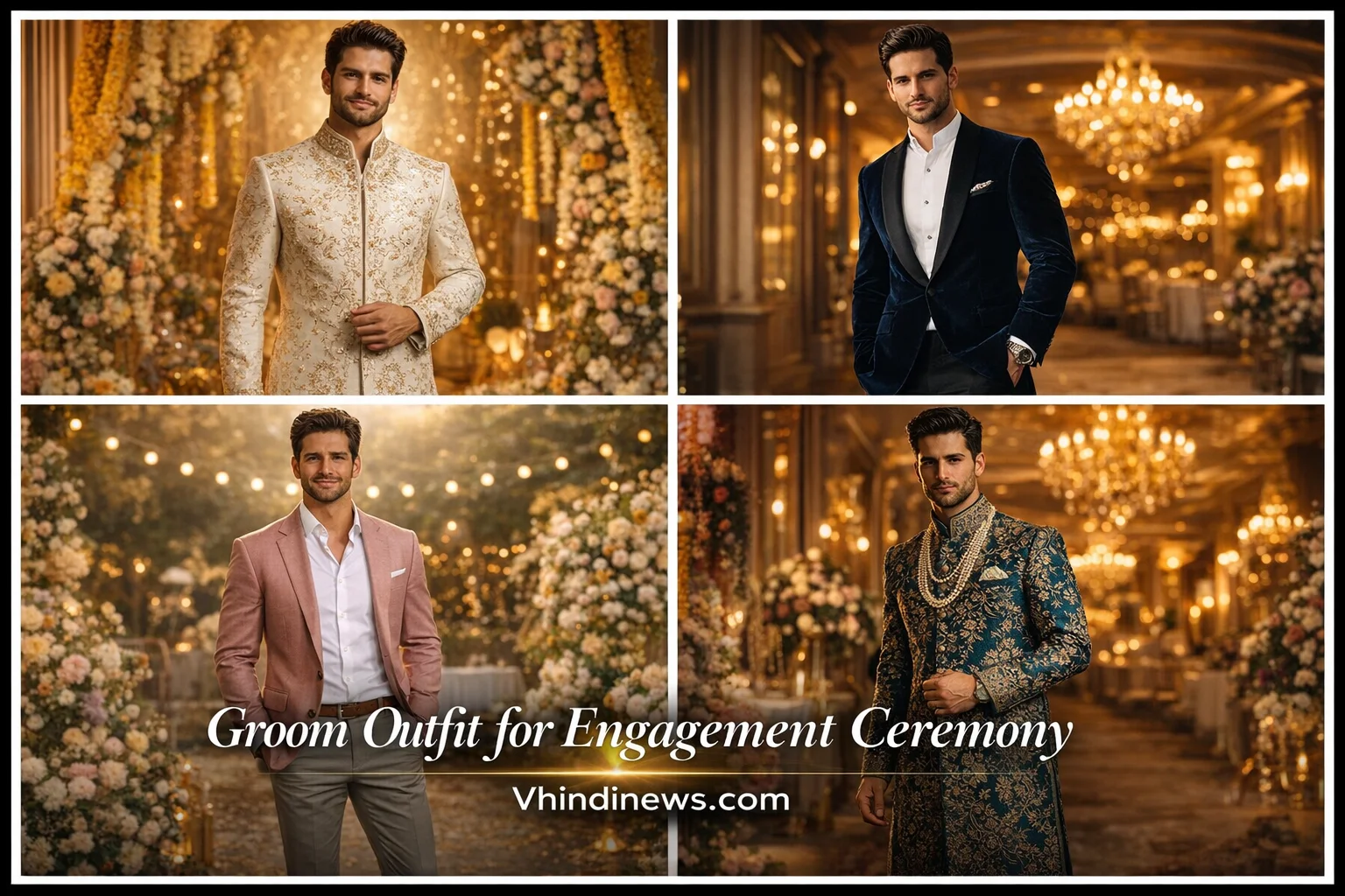 Groom Outfit for Engagement Ceremony: 21 Stylish Look Ideas