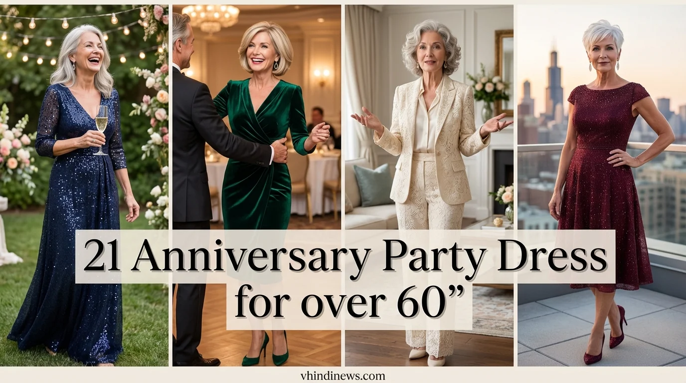 21 Best Anniversary Party Outfits for Women Over 60 That Look Elegant and Stylish