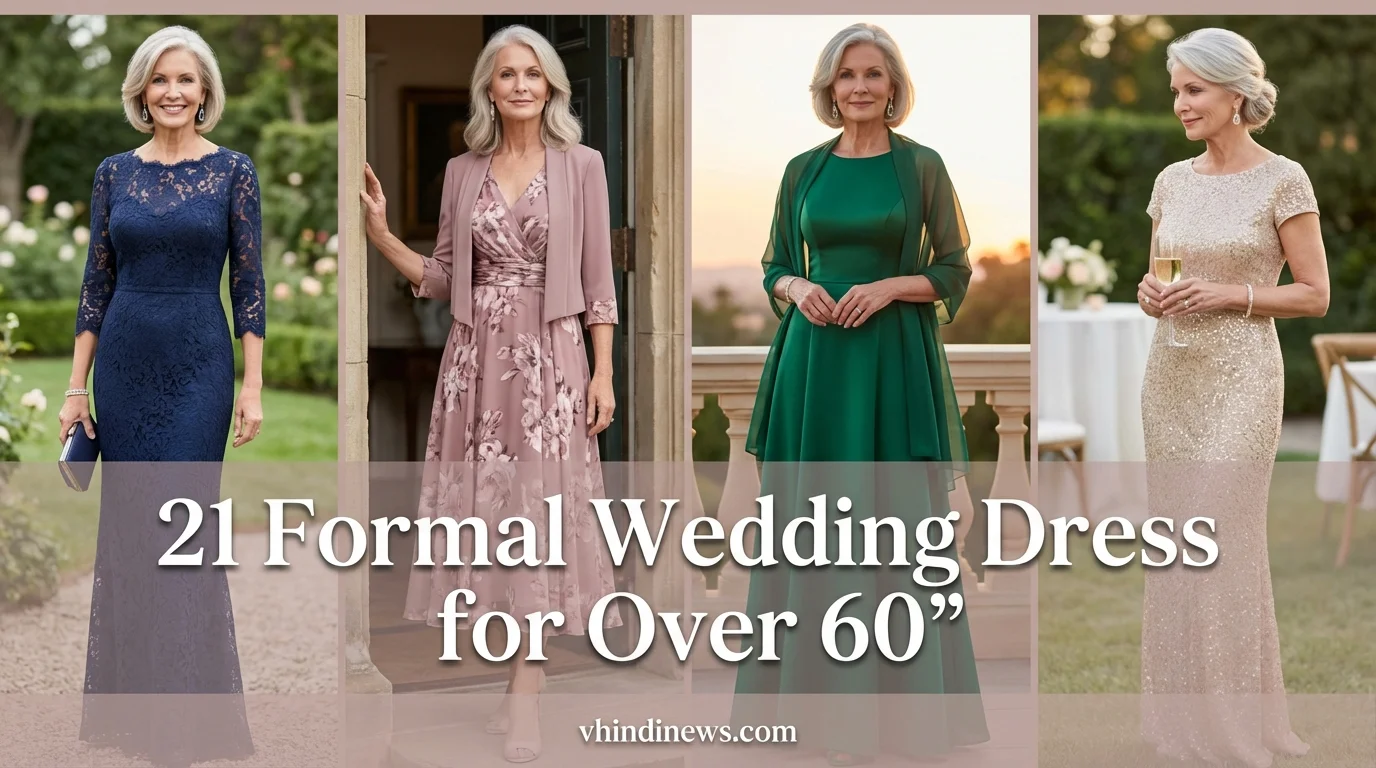 21 Best Formal Wedding Guest Dresses for Women Over 60 That Look Elegant & Age-Appropriate