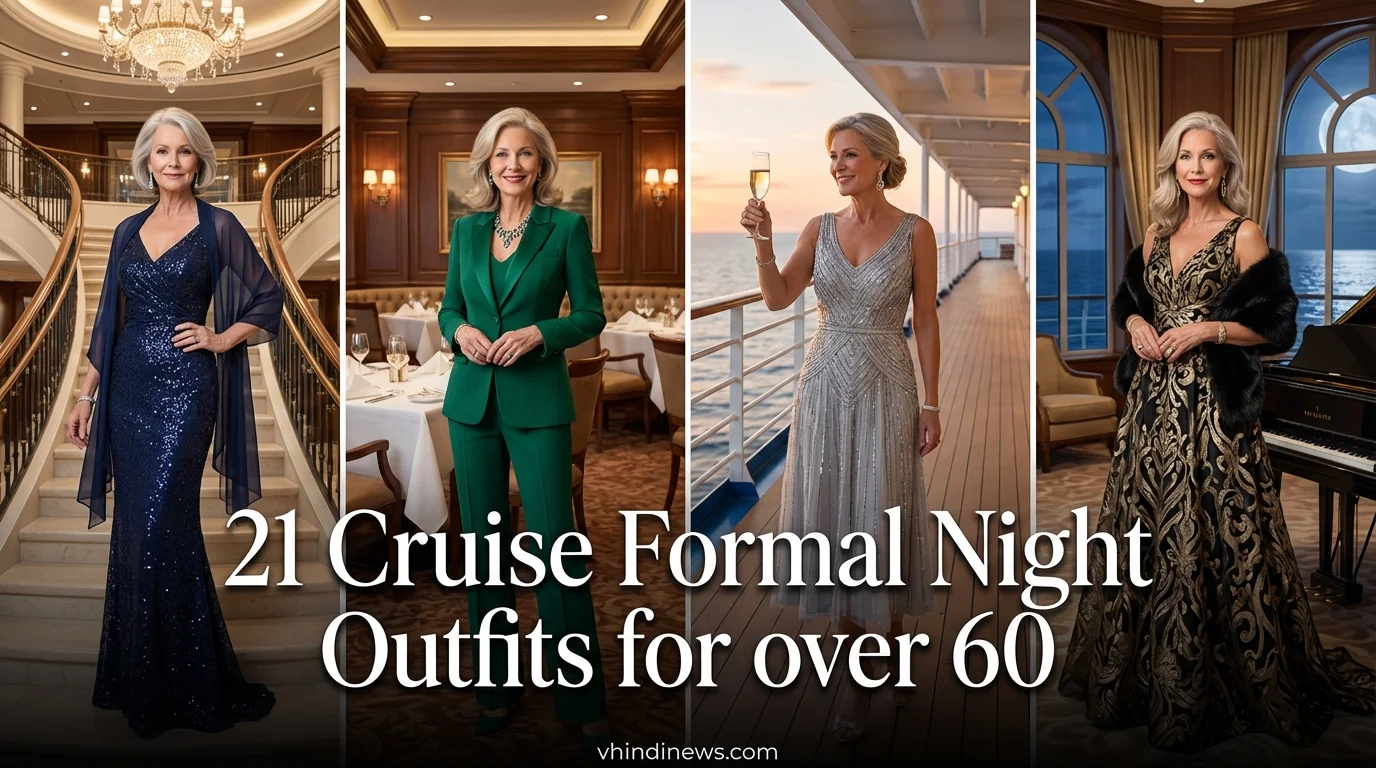 21 Best Cruise Formal Night Outfits for Women Over 60 (Elegant & Comfortable Ideas)