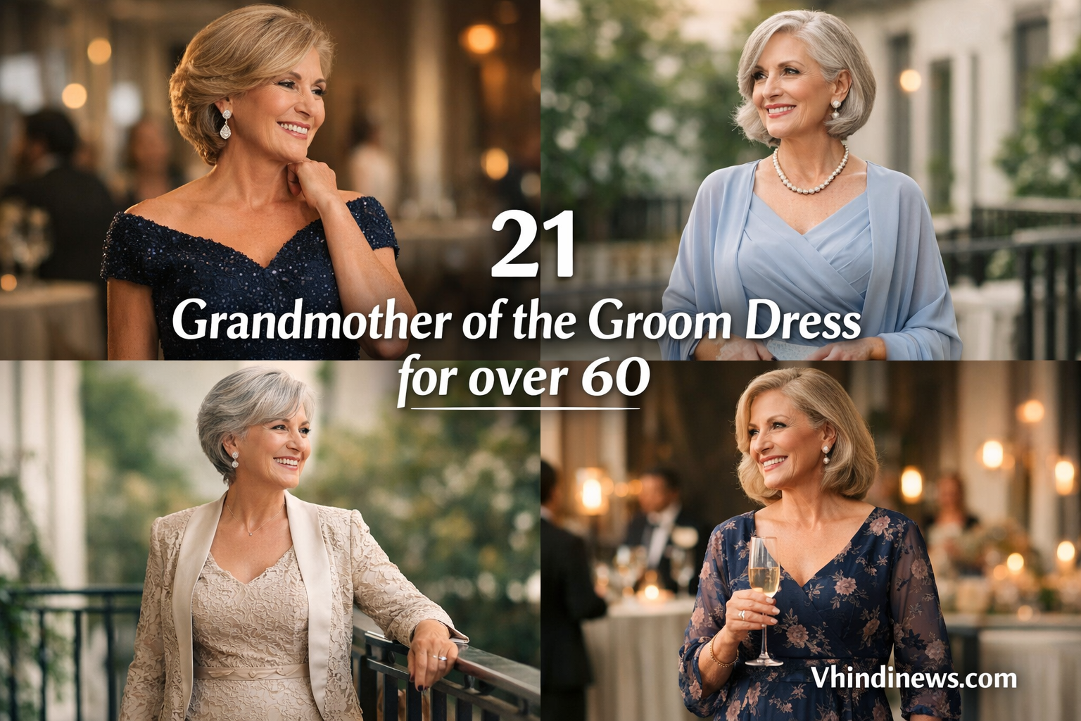 Grandmother of the Groom Outfit for Women Over 60: 21 Flattering & Confidence-Boosting Outfit Ideas