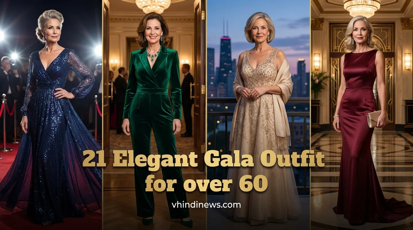 21 Elegant Gala Outfit Ideas for Women Over 60 That Look Classy and Timeless 30 Four women gala outfits 202604290806
