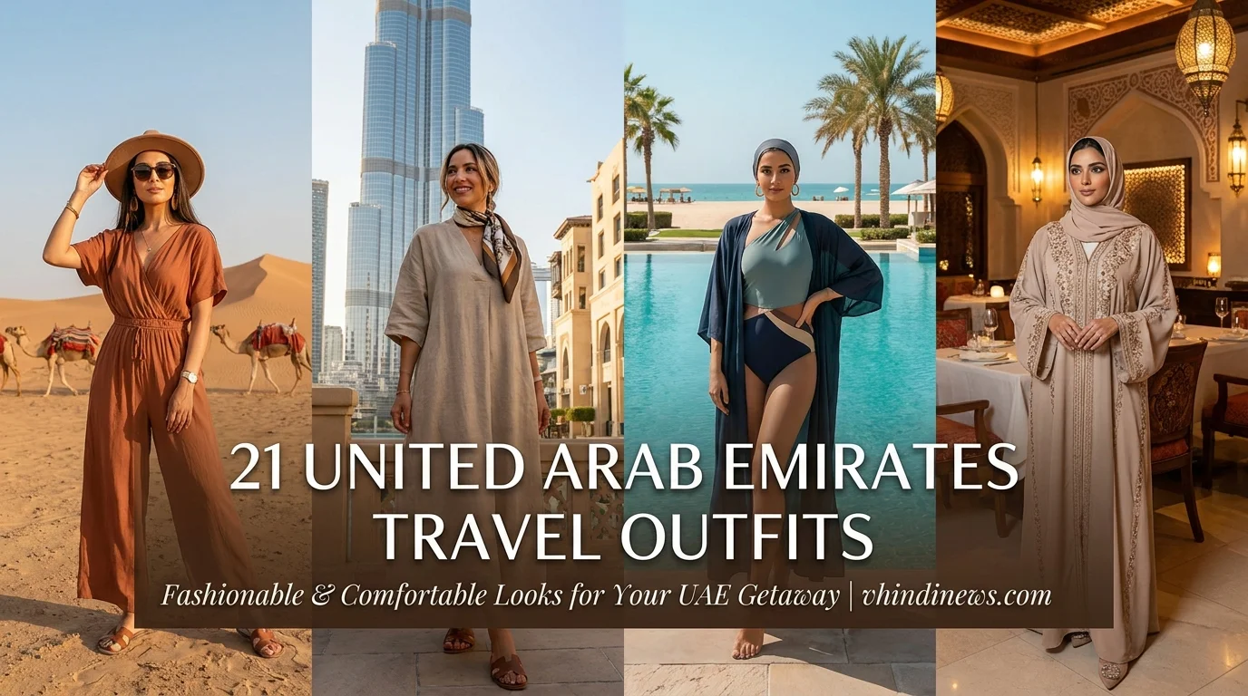 United Arab Emirates Travel Outfit for Tourist: 21 Elegant & Modest Outfit Ideas That Make You Feel Instantly Confident