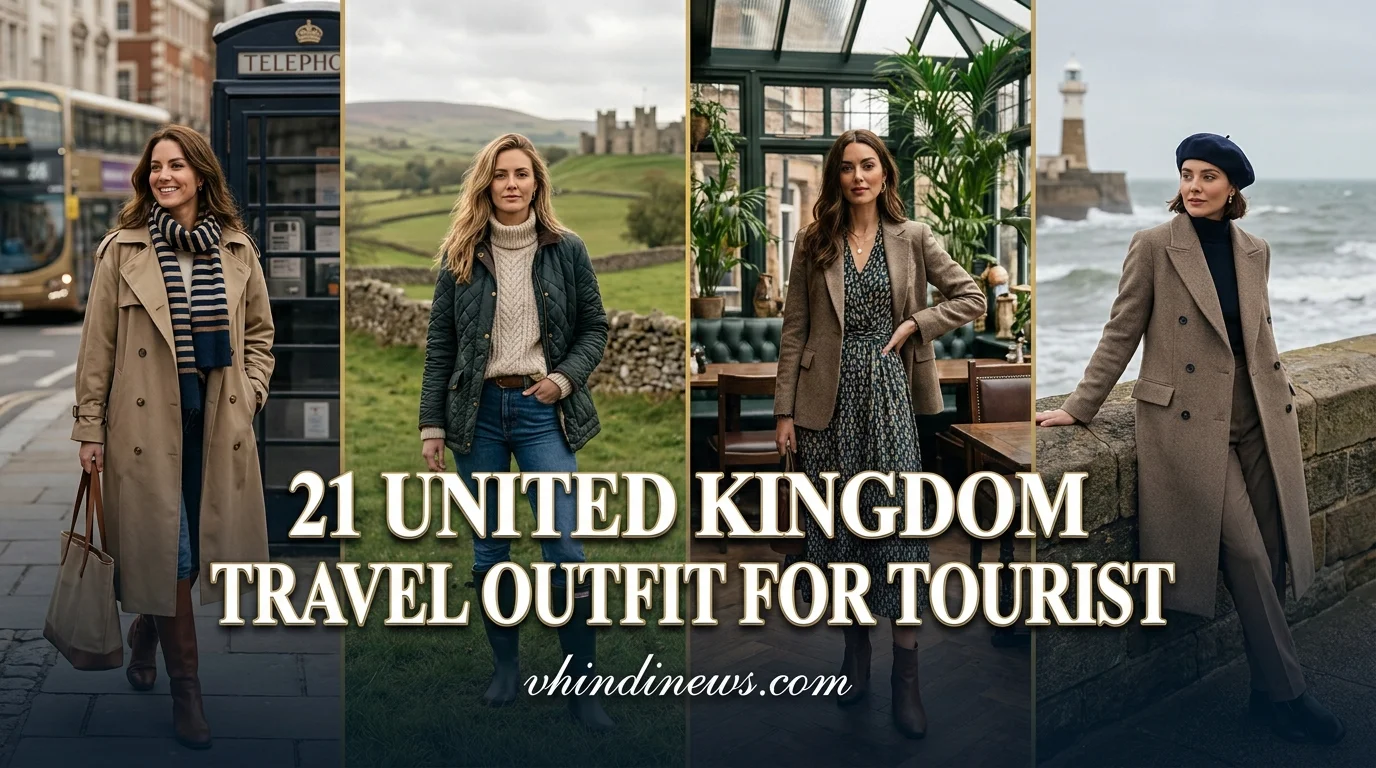 United Kingdom Travel Outfit for Tourist: 21 Genius Layering Outfits Perfect for Unpredictable UK Weather