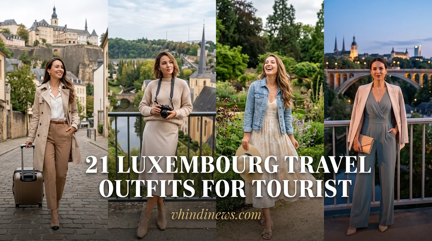 Luxembourg Travel Outfit for Tourist: 21 Must-See Outfit Ideas That Make European Travel Easy
