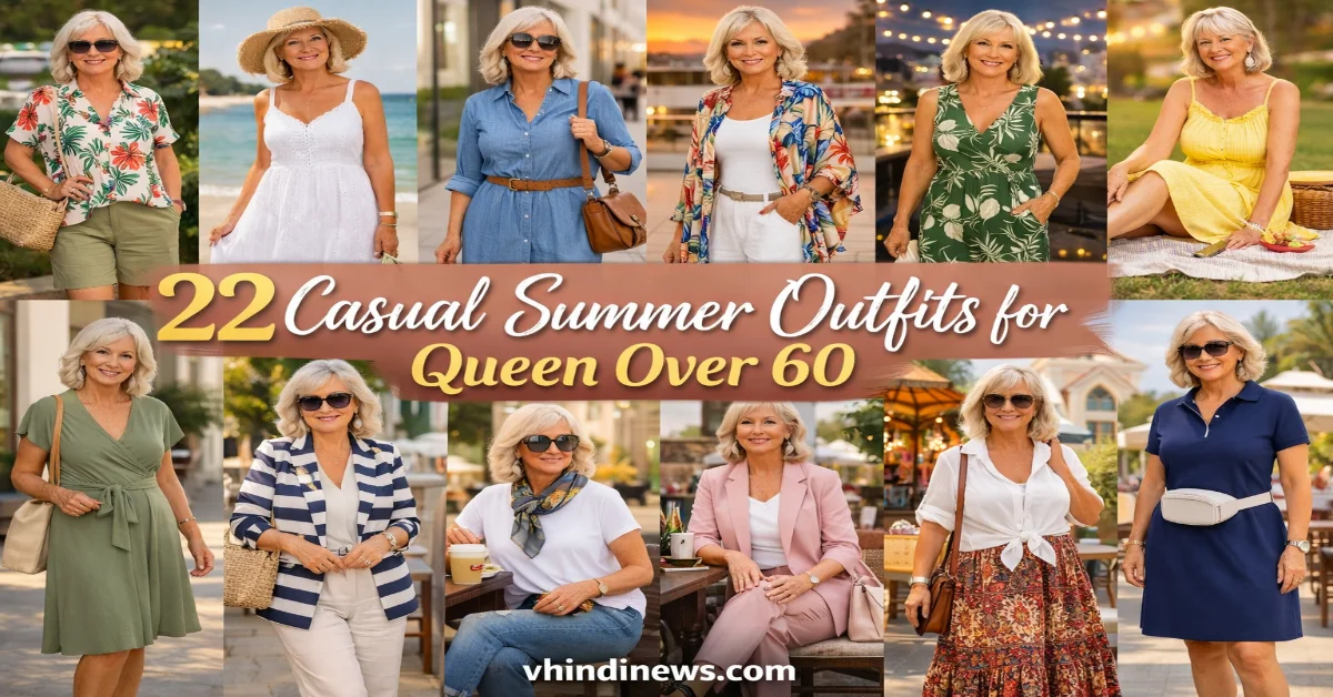 Style Has No Age Limit: 22 Casual Summer Outfits for Queen Over 60 in 2026
