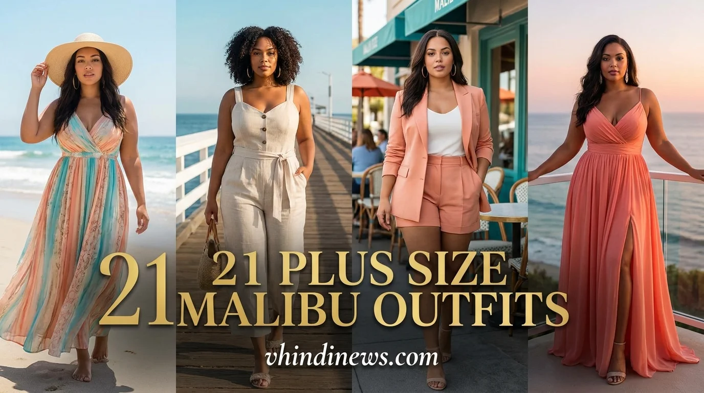 Plus Size Malibu Outfits: 21 Stunning & Chic Coastal Looks 1 Four women fashion blog 202605291632