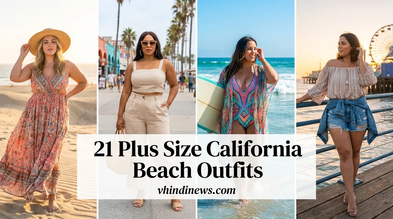 Plus Size California Beach Outfits: 21 Chic & Stunning Coastal Looks