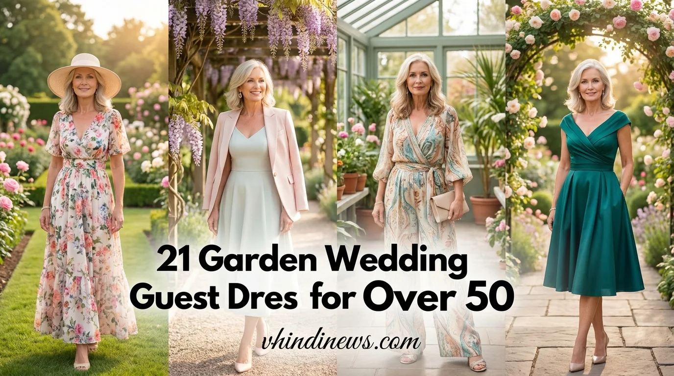 Garden Wedding Guest Dress for Over 50: 21 Fresh & Stunning Outfit Ideas 1 Women in garden wedding dresses 202605291631