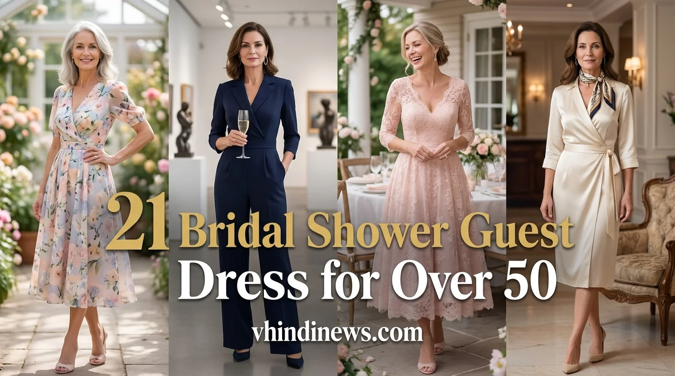 Bridal Shower Guest Dress for Women Over 50: 21 Chic & Stunning Outfit Ideas